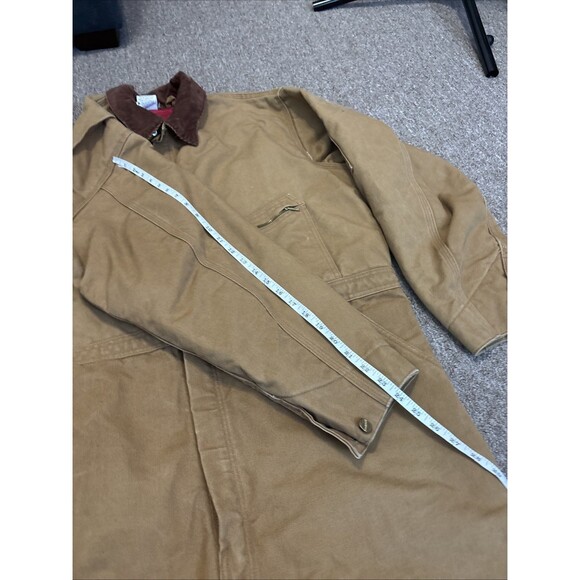 Carhartt Men’s Insulated Coveralls Size 52 Reg X01 BRN USA Vintage - UNION Made - Picture 6 of 13